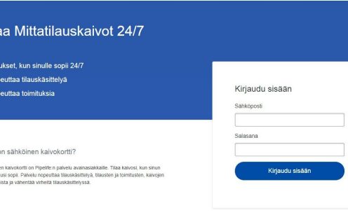 Tilaa mittatilauskaivot vaivattomasti sähköisen kaivokorttipalvelumme avulla osoitteessa kaivokortti.fi. Lähetät tarjouskyselyt ja tilaukset sähköisessä kaivokortissa helposti ja nopeasti myös mobiililaitteella. Palvelu on käytössä 24/7.  Voit käyttää myös koneella täytettävää kaivokortti tiedostoa (PDF). Täytä kaivokorttilomake, tallenna valmis kaivokortti koneellesi ja lähetä sähköpostin liitteenä osoitteeseen kaivot@pipelife.fi. Huomaa, että kaivokortti toimii parhaiten Internet Explorer -selaimella, sillä kaikki selaimet eivät tue täytettävää PDF-lomaketta.