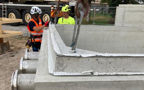 Raahen uusi betoninen jätevesipumppaamo
