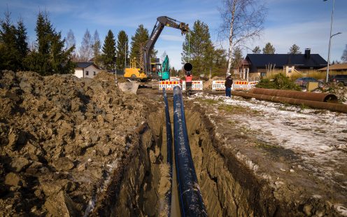 PE800 paineviemärilinja Tampereella