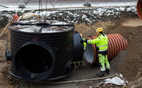 PE800 paineviemärilinja Tampereella