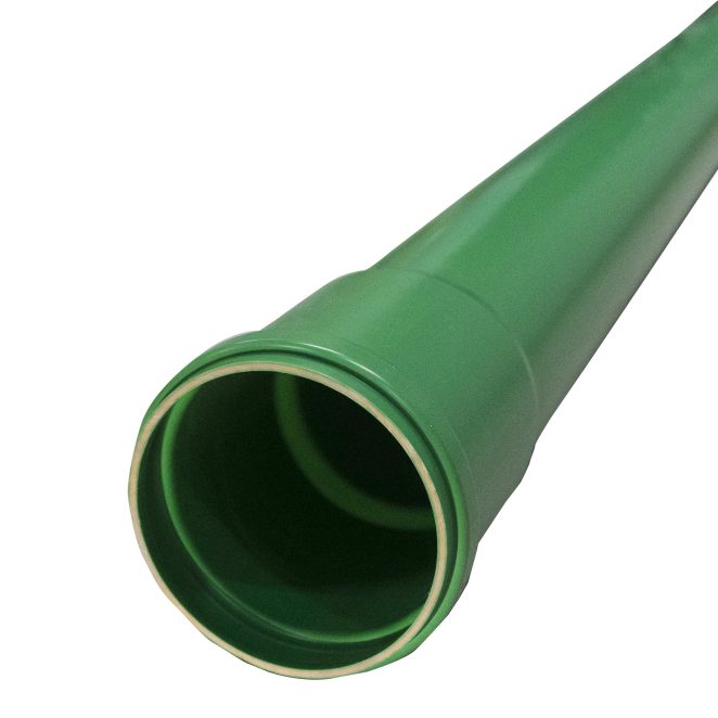 pvc cable protection pipe sn8 green