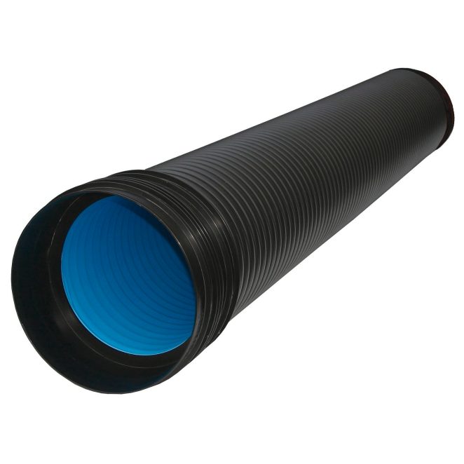 PP sewage pipe Pragma ID black