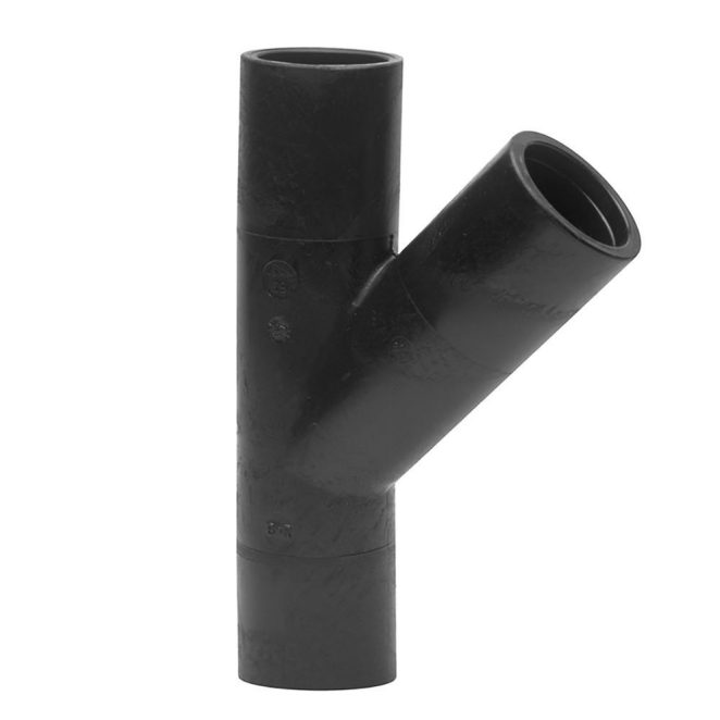 pe100 electric welding y-branch sdr17 long