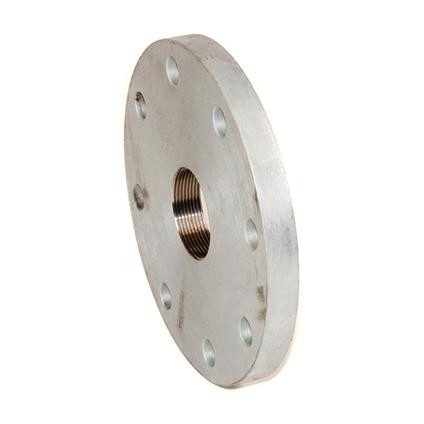 steel flange w 2""thread galv"