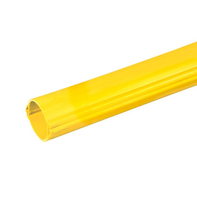 pe cable protection divided pipe yellow