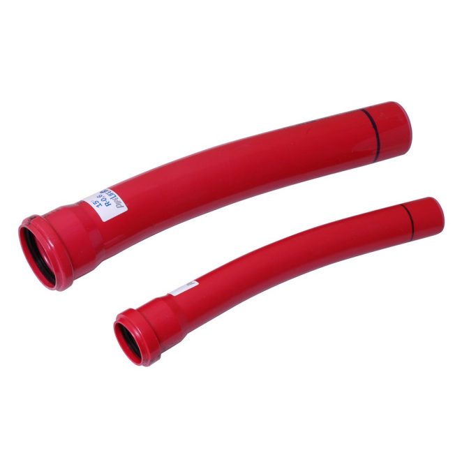 PVC bend cable protection red r2;0