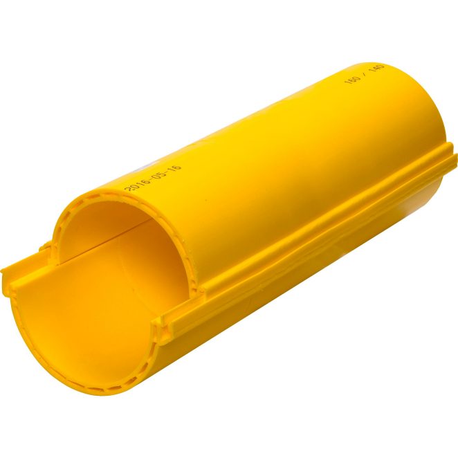 PE divided cable protection SRN yellow