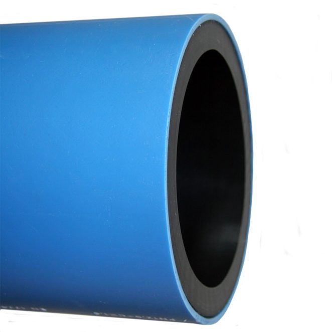 PE pressure pipe black blue PP layer Robustline