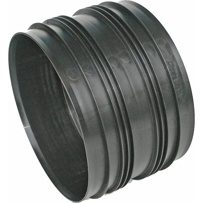 PP DN-ID Stormwater black double repair socket