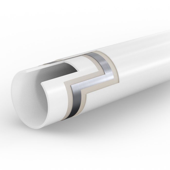 Hot & cold water supply system RadoPress multi-layer pipe