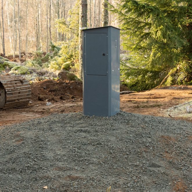 Water hydrant installation